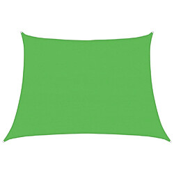 vidaXL Voile d'ombrage 160 g/m² Vert clair 4/5x3 m PEHD