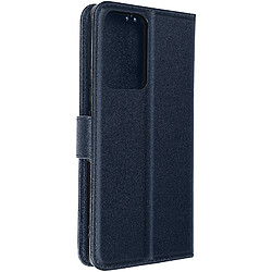 Avizar Housse pour Xiaomi 13 Lite Cuir véritable porte-carte stand Bleu Nuit