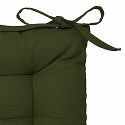 Coussin de Chaise Loria 38x38cm Vert Kaki