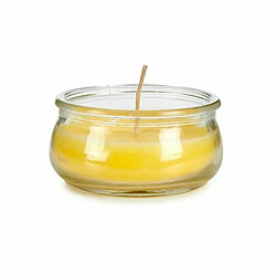 Acheter Ibergarden Bougie Jaune verre Cire 7,7 x 4 x 7,7 cm (24 Unités)