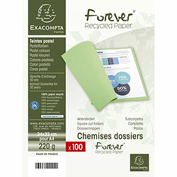 Avis Sous-dossier Exacompta Forever Bleu A4 (100 Unités)