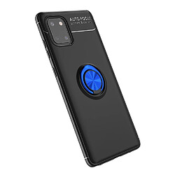 Lenuo Coque en TPU avec béquille noir/bleu pour votre Samsung Galaxy A81/Note 10 Lite