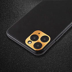 Wewoo Film de verre trempé Pour iPhone 11 Pro Max - Objectif de protection lentille de arrière - - Petite boîte blanche Or pas cher