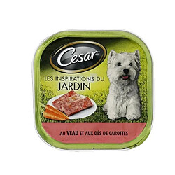 César Barquette en terrine au veau et aux carottes 300 g (x20)