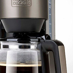 Acheter Black & Decker Cafetière filtre programmable 12 tasses 1000w noir - bxco1000e - BLACK+DECKER