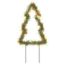 Avis vidaXL Décoration lumineuse arbre de Noël piquets 3 pcs 50 LED 30 cm