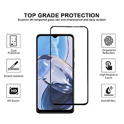 Htdmobiles Verre trempe pour Motorola Moto E22 / E22i / Defy 2022 - film de protection incurve integral - NOIR