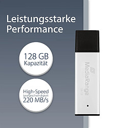 Avis MediaRange USB-Stick USB 3.0 high performance 128GB alu