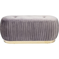 Karedesign Banc Pigalle velours gris Kare Design