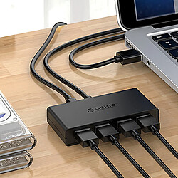 Avis HUB USB 4 Ports USB3.0 Adaptateur De Concentrateur De Bureau Répartiteur USB Pour Ordinateur De Bureau / PC 30 Cm