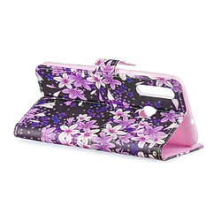 Avis Wewoo Housse Coque Étui en cuir à rabat horizontal Lily Pattern pour Huawei Enjoy 9savec support et fentes cartes et portefeuille