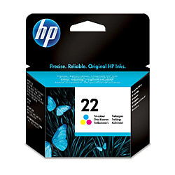 Hewlett Packard HP 22 cartouche d'encre trois couleurs authentique