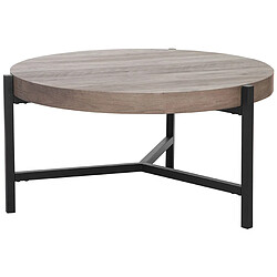 Beliani Table basse MDF Taupe BONITA