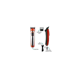 Universal Rasoir à barbe rechargeable & 124 ; Rasoir électrique(Orange)