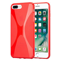 Cadorabo Coque iPhone 7 PLUS / 7S PLUS / 8 PLUS Etui en Rouge