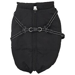 vidaXL Manteau pour chiens avec harnais imperméable réfléchissant 4XL