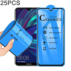 Wewoo Film de verre trempé de céramique à pleine couverture25 PCS 2.5Dpour Huawei Enjoy 9