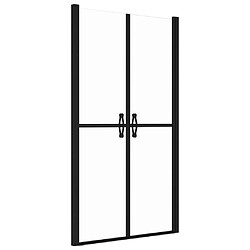 vidaXL Porte de douche ESG transparent (83-86)x190 cm