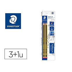 Crayon Staedtler 120 R BK3D Jaune Noir HB