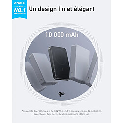 SANAG Maggo Power Bank, Batterie Externe Magnétique Ultrafine 10 000 Mah, Certification Qi2, Chargeur Rapide Compatible Magsafe, Design Ergonomique, Uniquement Pour Les Séries Iphone 16/15/14/13/12