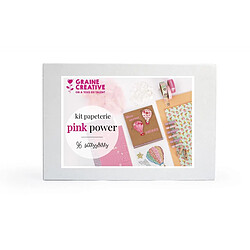 Graines Creatives Kit accessoires papeterie Pink Power