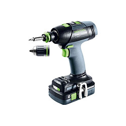 Perceusevisseuse sans fil Festool T 183 HPC 40 IPlus 18 V 2 batteries 4 Ah chargeur Systainer3 pas cher