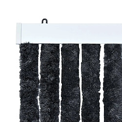 Acheter Decoshop26 Rideau contre insectes moustiquaire anthracite 100x220 cm Chenille DEC022192