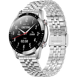 Chrono Montre Connectée Chronus TK28 IP68 Étanche-Argent