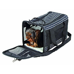 Kerbl Cuba Sac de Transport pour Chien Noir/Blanc 40 x 26 x 28 cm