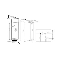 Acheter Réfrigérateur intégrable à glissière 209l - arg8502 - WHIRLPOOL