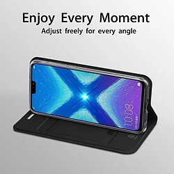 Wewoo Coque ISKIN, série légère en PU dépoli pour Huawei Honor 8X (Noir) pas cher