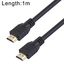 Wewoo Cable HDMI Câble Full HD ultra-rapide 4K x 2K 30AWG HDMI avec Ethernet audio / vidéo numérique évolué Téléviseur connecté à l'ordinateur 19 + version cuivre étamé, longueur: 1 m