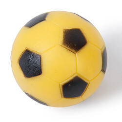 4pcs 36mm Remplacement De Football De Table De Baby-foot Football Fußball Balle Jaune Noir pas cher