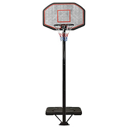 vidaXL Support de basket-ball Noir 258-363 cm Polyéthylène