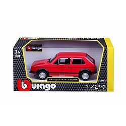 Véhicule Bburago Golf GTI MK1 1979 1:24 Rouge