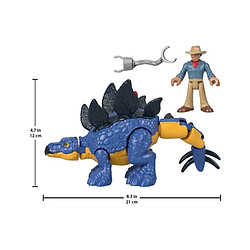 Avis Mattel FISHER - PRICE IMAGINEXT - Jurassic World - Stegosaurus Et Personnage - Figurine d'action 1er age - 3 ans et +