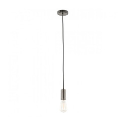 Luminaire Center Douille suspendue moderne Moderna Noir 1 ampoule