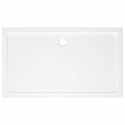 Acheter vidaXL Receveur de douche rectangulaire ABS Blanc 70x120 cm