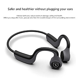 Acheter Universal Écouteur Bluetooth pour Xiaomi Bone Conductive Bluetooth 5.0 Puce Écouteur Étanche 68 heures Durée de vie de la batterie | Écouteurs Bluetooth (gris)