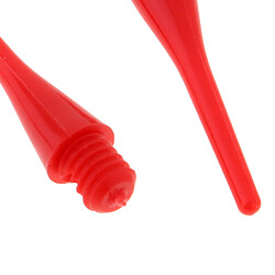 Acheter Pointe en nylon souple 20 pièces de remplacement pour dart électronique 22mm rouge