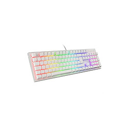 Clavier Gaming filaire Azerty Genesis Thor 303 Blanc