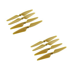 20x Quadcopter Propeller RC Drone Lame de Rechange pour Hubsan X4 MJX Bugs 3 Or