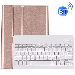 Wewoo Clavier QWERTY rose pour iPad Air & Air 2 & Pro 9.7 & 9.7 pouces 2017 Ultra-mince ABS Bluetooth Horizontal Housse en cuir avec support Or