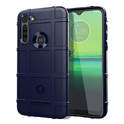 Wewoo Coque Pour Motorola Moto G8 Power Full Coverage Shockproof TPU Case Blue