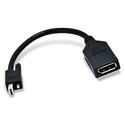 Matrox CAB-MDP-DPF adaptateur et connecteur de câbles Mini DisplayPort DisplayPort Noir