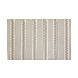 Aubry Gaspard Tapis d'extérieur en polypropylène 120 x 180 cm Ethnique - Beige.