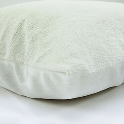 Thedecofactory COMETE - Coussin extra-doux déhoussable blanc 60x40