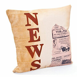 Paris Prix Coussin Déco Vintage News 45x45cm Beige