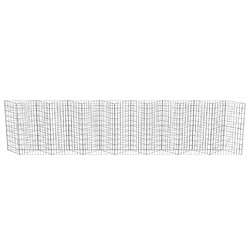 Acheter vidaXL Mur de gabion Acier galvanisé 450 x 30 x 100 cm