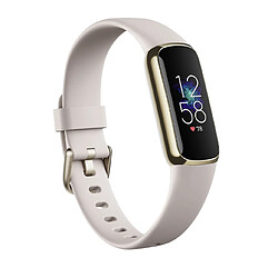 Fitbit Luxe AMOLED Bracelet connecté Or, Blanc